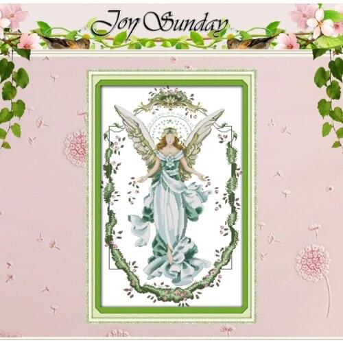 I Am Back Patterns Counted Cross Stitch 11CT 14CT Cross Stitch Sets Wholesale angel Cross-stitch Kits Embroidery Needlework