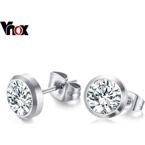 Женские серебрянные серьги VNOX China At AliExpress