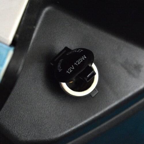 Waterproof Cigarette Lighter Socket 12V Power Outlet Outdoor Metal Personal Car Parts Decoration for Car Marine ATV RV