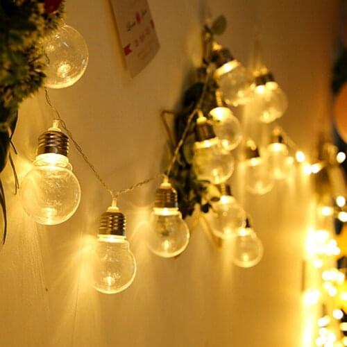 10m 38 LED Globe Bulb String Fairy Light Holiday Ball String Light for Bedroom Garden Patio Outdoor Christmas Wedding Decoration