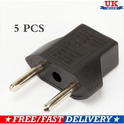 1pc Universal US to EU Plug High Quality EU Travel Adapter EU Plug Travel Socket Outlet Charging Adapter