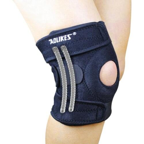1 Pcs Mountaineering Knee Protector Support Cycling Mountain Bike Sports Safety Knee Brace