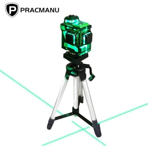 3D Green 12 Lines Level Laser Level Self-Leveling Vertical Cross Super Powerful Green 360 Horizontal Laser Levels