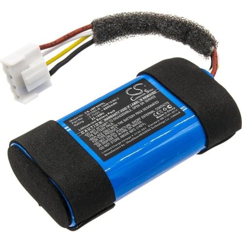 CS 6800mAh / 25.16Wh battery for JBL Flip 5, JBLFLIP5WHTAM 1INR19/66-2, ID1060-B