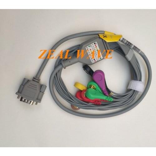 Changchun Digital Times Holter Lead Wire 12 Lead ECG Recording Box Lead Wire