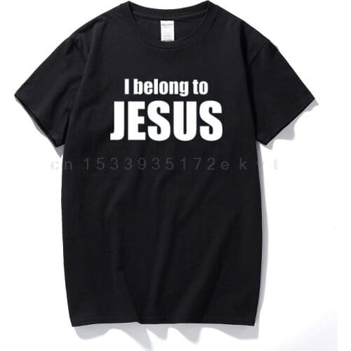 I Belong to Jesus T Shirt Christ Religion Catholic Christian Faith T-Shirt top fashion short sleeve tee shirt Gift tshirt