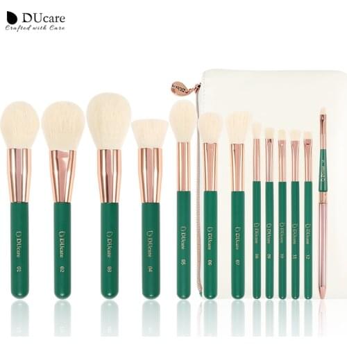 DUcare 13Pieces Makeup Brushes Professional Eye Shadow Foundation Powder Eyeliner Blush Make Up Brush Cosmetic Beauty Tool Kit