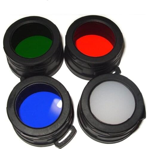 Topsale NITECORE RGB Torch Filter Diffused Mineral Coated Glass Lens Flashlight Head of 40mm Accessories NFR40 NFG40 NFB40 NFD40
