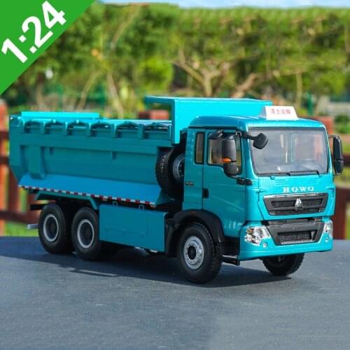 1:24 T5G Dump Truck Model Diecast Toy T5GL Muck Metal Alloy Gift Construction Vehicle Children Souvenir Boys Car Display Show