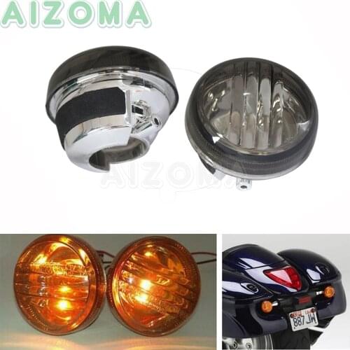 Motorcycle Smoke Turn Signals Lenses For Suzuki Boulevard M50 C50 C90 C109R C1800R M109R 1500 Intruder VL800 Volusia 2005-2012