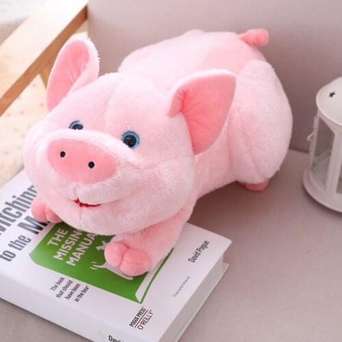 45 cm Soft Pink Pig Plush Toy Soft Stuffed Cute Animal Pig Lovely Dolls for Kids Appease Toy Babys Room Decoration