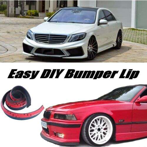 Bumper Lip Front Skirt For Mercedes Benz S MB W126 W140 W220 W221 W222 C217 / Bumper Deflector Spoiler Body Kit Strip Skirt