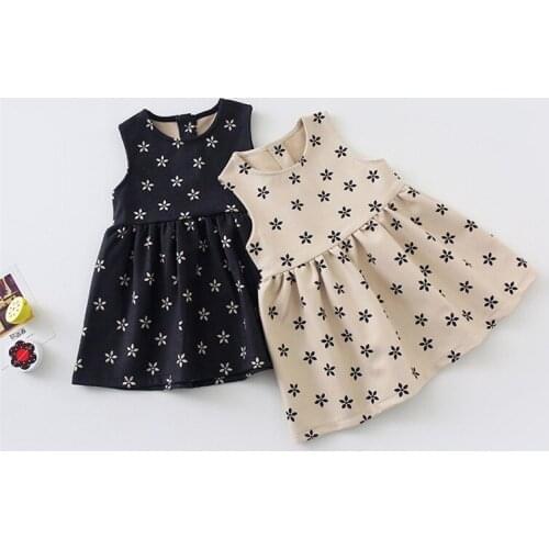 Blingbling star printing autumn kids dress thick warm toddler school girls dresses princess party wedding costumes children