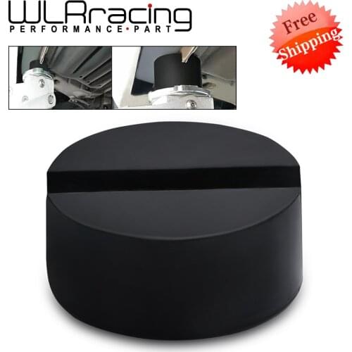 Slotted Frame Jack Pad Square Rail Floor Guard Adapter Anti-slip Rubber Vehicle Repair Lifts For BMW Mini R50/52/53 Black Round