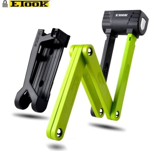 Etook Hot Sell Professinal Anti Theft Folding Foldable Steel Bicycle Lock for E Bike