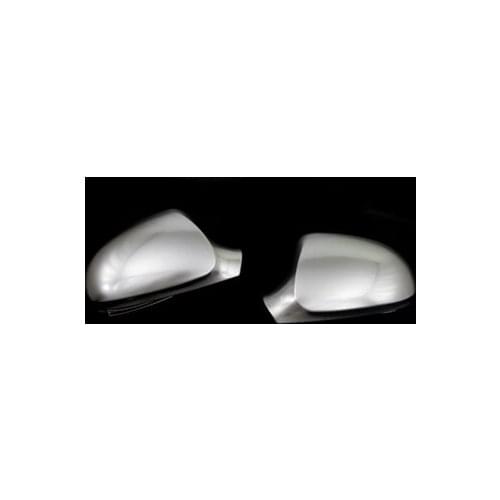 Styling R-Line Style Silver Matt Chrome Side Mirror Cap Replacement L&R 2PCS New for Volkswagen Passat B6 Durable