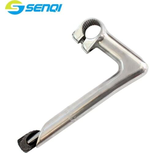 The New Retro Handlebar Stem Lengthened Goose Neck Stem 25.4mm Aluminum Bike Stem Bicycle Accessories