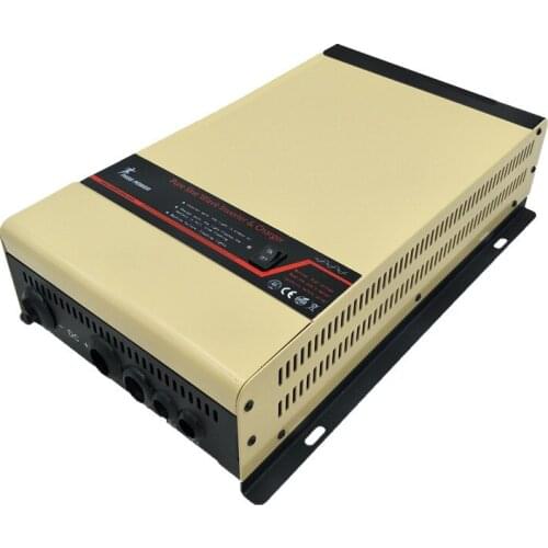 Rated 1500w dc 12v 24v high efficiency portable pure sine wave solar power car inverter & charger ups