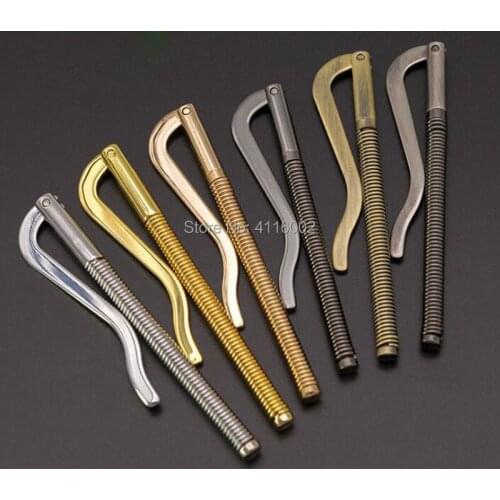 Unisex Metal Bifold Money Clip Clamp Cash Holder Men Women Bar Wallet Replace Parts Spring Clip