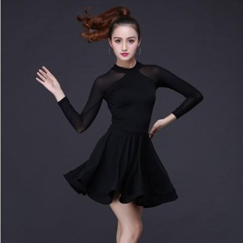 Latin Dance Skirt Woman Practice Dress 2020 Performance Latin Dance Dresses Ballroom Tango Latin Competition Dress For Women