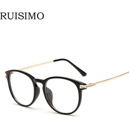 Women men Round Glasses frame Female Brand Designer gafas De Sol Spectacle Plain Glasses Gafas eyeglasses eyewear for women men