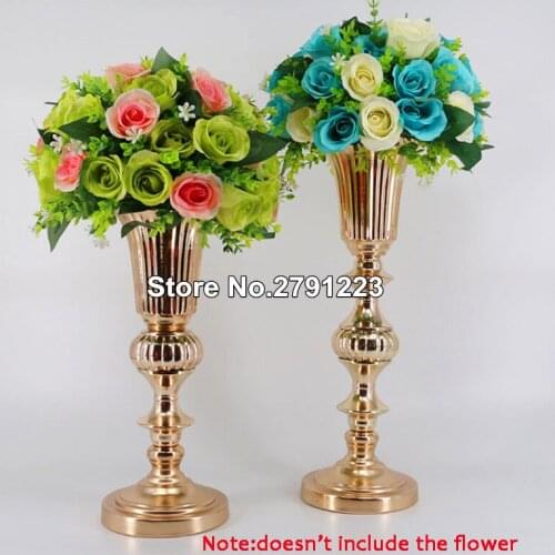 1 pcs Metal Flower Ball Holder Wedding Vase Road Lead Flower Arrangement Props T Stage Welcome Area Decoration