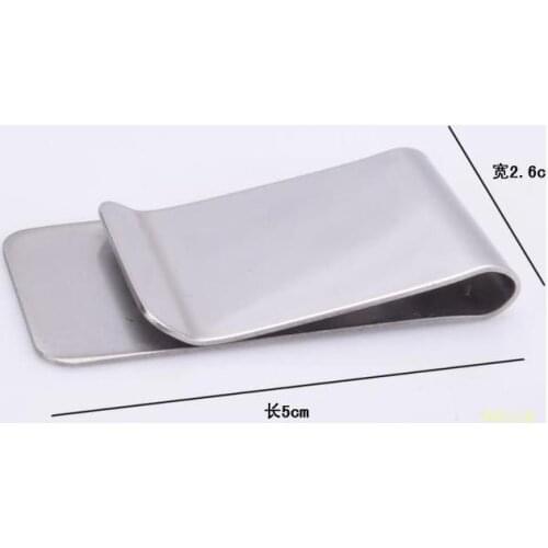 100pcs Discount sale of stainless steel money clip, No scratch