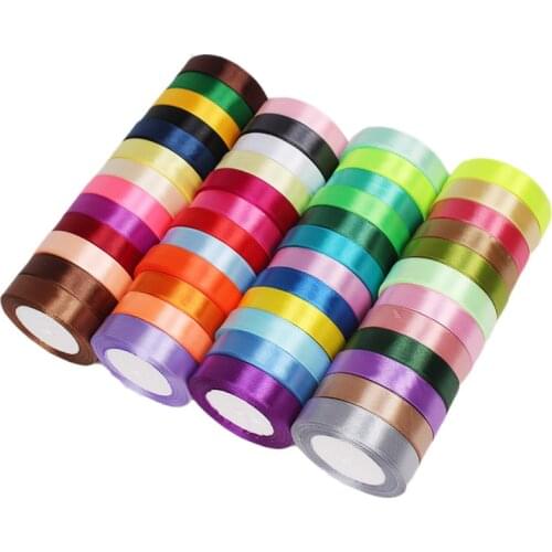 25mm 25 Yard Silk Satin Ribbon 22M Wedding Party Decoration Invitation Card Gift Wrapping Scrapbooking Supplies Riband