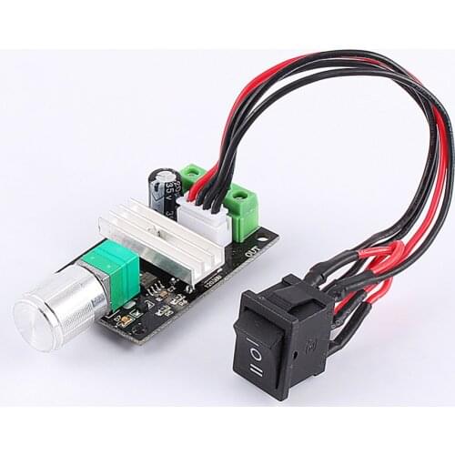 6‑28V DC Motor Speed Controller PWM Motor Speed Regulator Variable Reversible Control Governor Switch