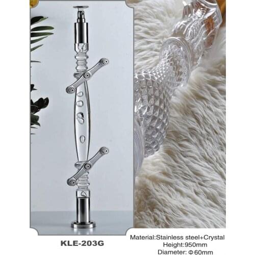Freeshipping AMS-203G Acrylic Archic Royal Pantinated Pole Pillar Baluster Post for Glass Stair and Handrail