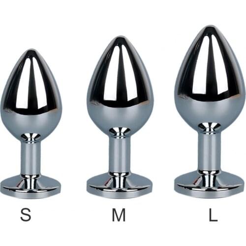 Stainless Steel Butt Plug Sex Toys for Couples Adult Game Gay Anal Beads Crystal Jewelry Butt Plug Stimulator Sex Products