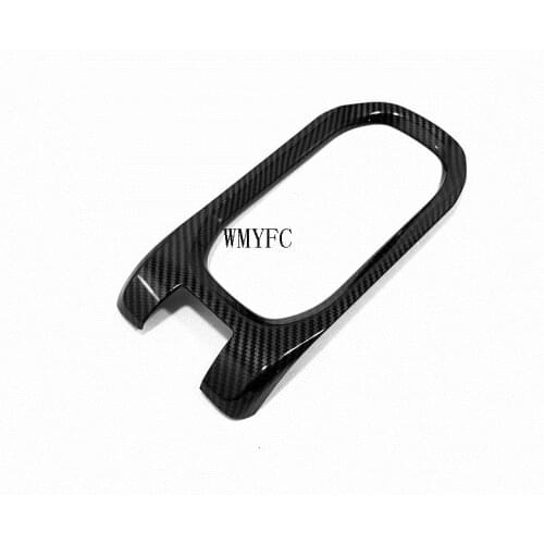 For Honda HRV HR-V Vezel 2014- 2019 2020 Carbon Fiber Car water cup holder surround Trim Cover Console frame accessories Stick