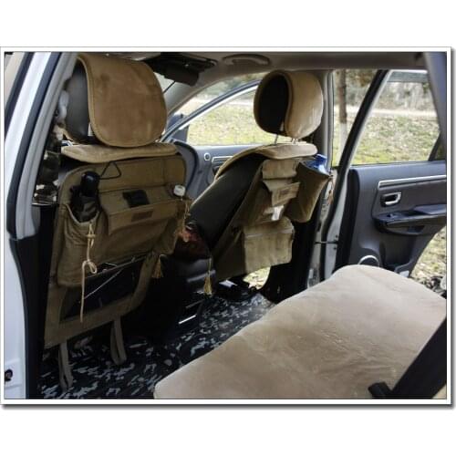 Car seat covers canvas oxford cloth Khaki function glove bag function personality for HONDA Fit Odyssey CR-V ACCORD CIVIC stream