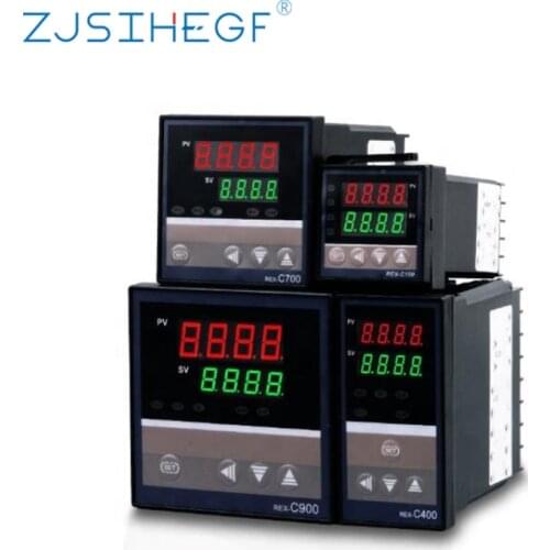 PID REX-C100-C400-C700-C900 Digital Intelligent Industrial Temperature Controller 220V RELAY Thermostat SSR Output