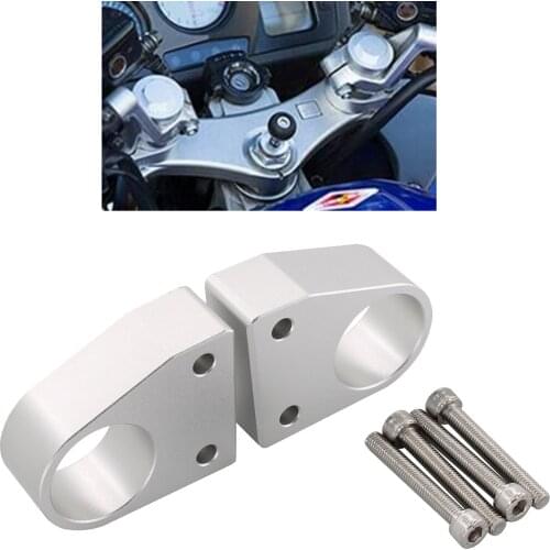 CNC Machined Motorcycle Handlebar risers Clamp Mount Height Up Modified Adapters for HONDA VFR800 2018 ADV