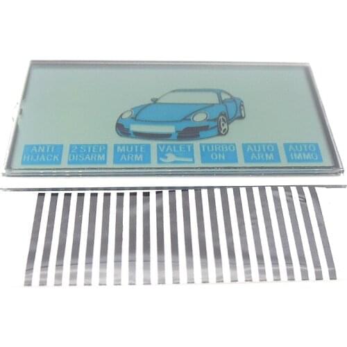 Russia Version B6 Lcd Display Flexible Cable remote for Starline B6 lcd Remote Controller With B6 Lcd Zebra Stripes