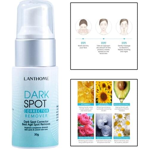 Dark Spot Remover Fade Cream Corrector 30g for Melasma Reduces Age Spots