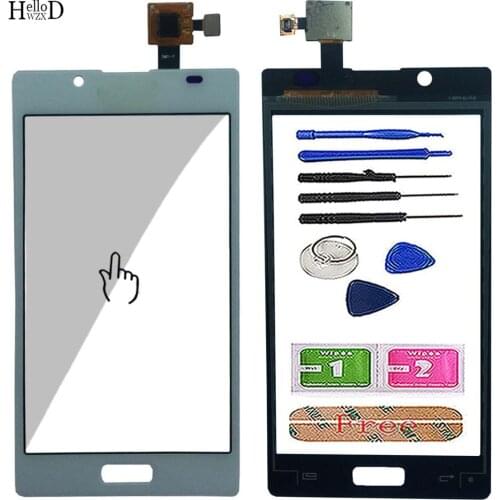 4.3'' Mobile Touch Screen For LG Optimus L7 P700 P705 Lens Sensor Digitizer Panel Front Glass Tools 3M Glue