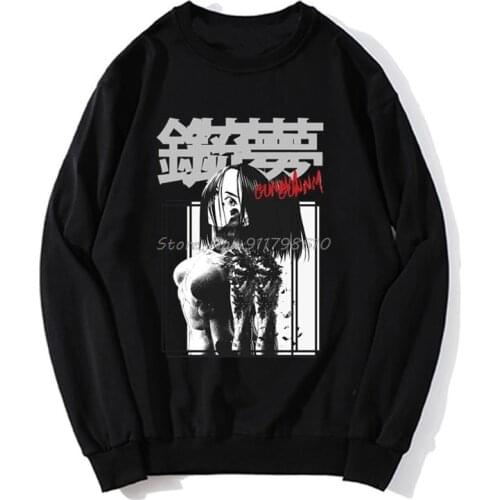 Hoodie For Men Gunnm Cotton Battle Angel Alita Comics Business Jump Anime Men Hoodie Spring Autumn Sweater Streetwear Harajuku