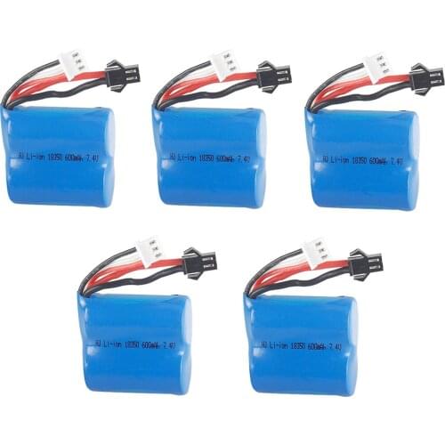 Upgrade Lipo battery for H100 H102 RC toys boat 7.4V 600mAh Li-ion battery for S1 S2 S3 S4 S5 High Speed RC boat 7.4v 2S Battery