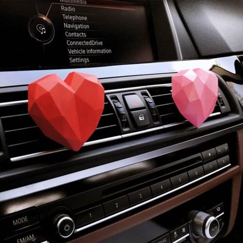 Heart shape perfume seat Car Air Freshener perfume Automobile Interior Perfume Fragrance Ornament Car Accessories decoration