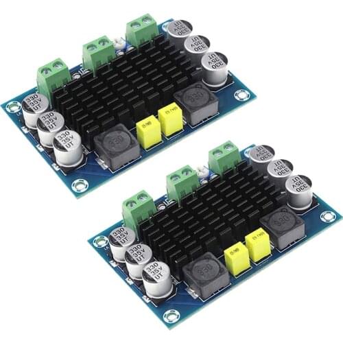 2Pcs TPA3116 100W Power Amplifier Board DC 12V 24V Mono Channel Digital Stereo Audio Amplifier Board High Power Module