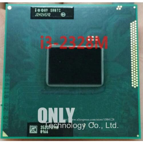 Free shipping intel Laptop CPU i3-2328M i3 2328M SR0TC Socket G2 (rPGA988B) scrattered pieces