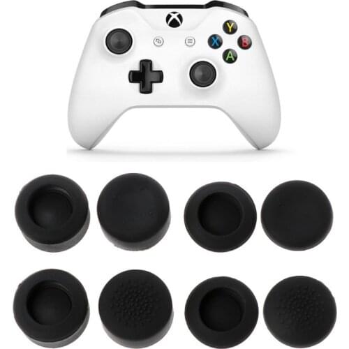 8Pcs Rubber Silicone Cap Thumbstick Thumb Stick Enhance Cover Case Skin Joystick Grip For XBOX-ONE