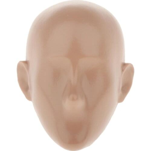1/6 Scale Nude Makeup Male Head Sculpture Model for 12 '' Action Figure