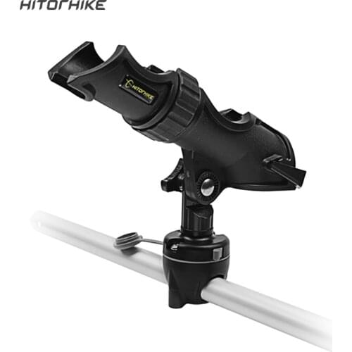 SUMMATES Boat Assault Boats Kayaking Yacht Fishing Tackle 360 Rotatable Fishing Support Rod Holder With Screws Accessory Tool