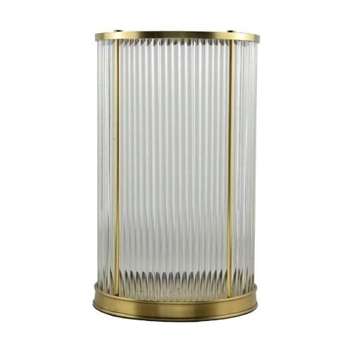 Crystal Wedding Centerpieces Europe Cylinder Candles Holder Glass Tube Cylindrical Candlestick Candleholder Wedding AC6021