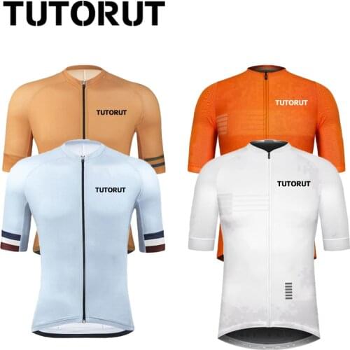 Cycling Jersey For Men Short Sleeve Summer Mountain Bike Clothing Quick Dry Bicycle Clothes With Reflective Strip
