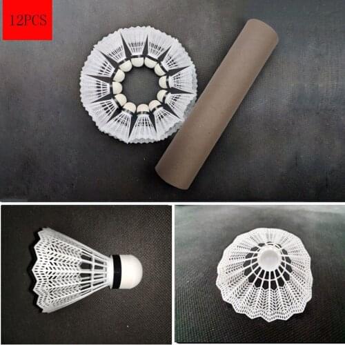 Badminton Shuttlecock White Board Feather Flying Stability Durable Shuttlecock Ball Feather Shuttlecock Indoor #P2