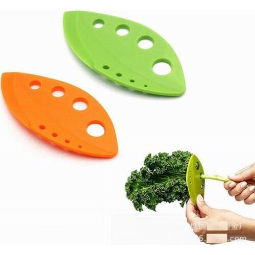 200pcs/lot Vegetables Rosemary Thyme Cabbage Leaf Stripper Plastic Greens Stripper Looseleaf Rosemary Kitchen Gadgets